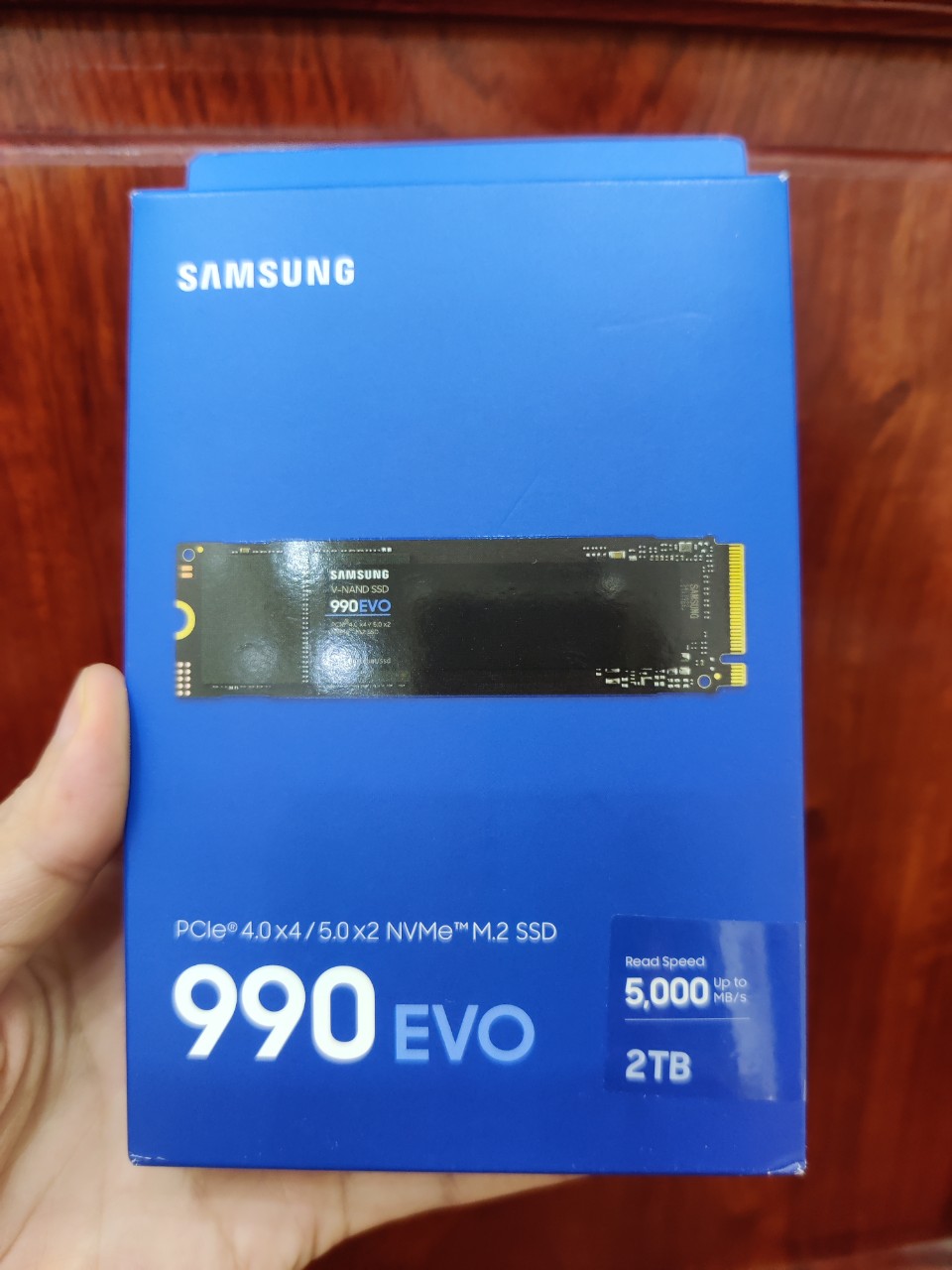 Ổ cứng SSD Samsung 990 EVO 2TB - M2 2280 PCIe Gen4x4 NVMe, MZ-V9E2T0BW (1200TBW)