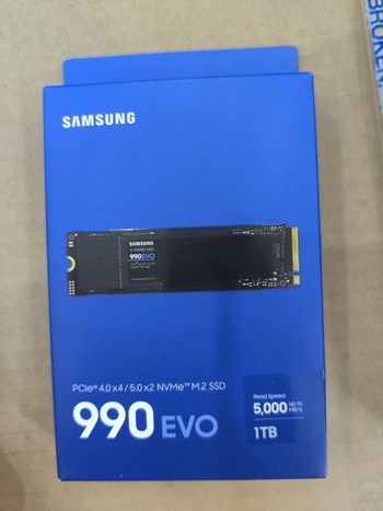 Ổ cứng SSD Samsung 990 EVO 1TB - M2 2280 PCIe Gen4x4 NVMe, MZ-V9E1T0BW (600TBW)