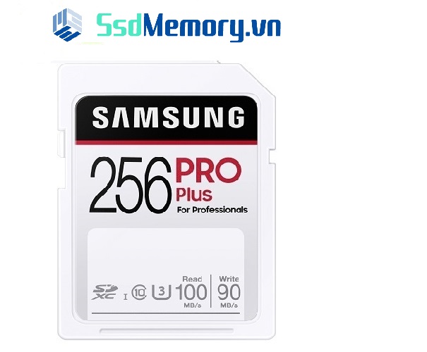 Thẻ nhớ SDXC Samsung Pro Plus U3 Class10 - 256GB