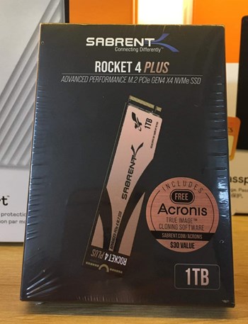 Ổ cứng SSD Sabrent Rocket Plus 1TB - M2 2280 PCIe Gen4x4 NVMe (700TBW)